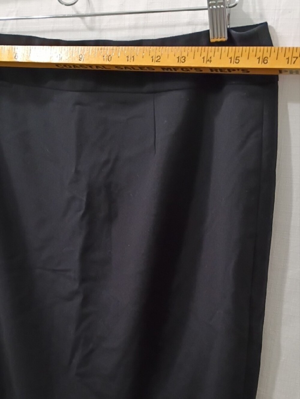 Calvin Klein Black Pencil Classic Women's Skirt  Size 10 - Picture 4 of 7
